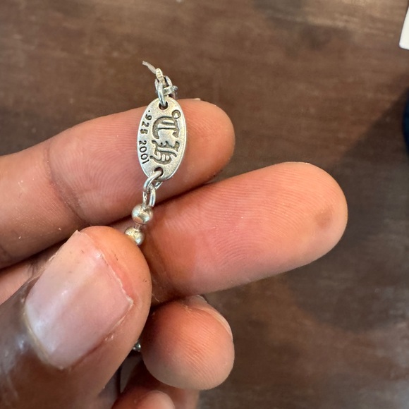 *VERY RARE* CHROME HEARTS WINDMILL CROSS PENDANT NECKLACE - Picture 3 of 5